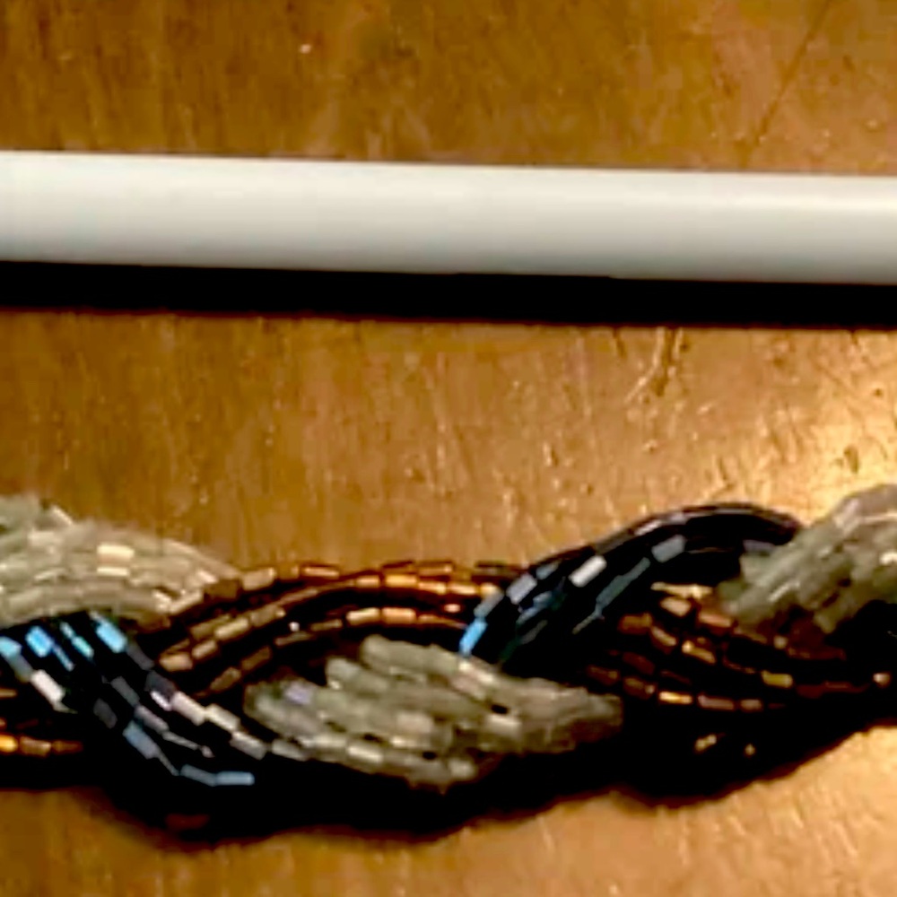 Elegant Beaded Art Bracelet by Maryln Schiff